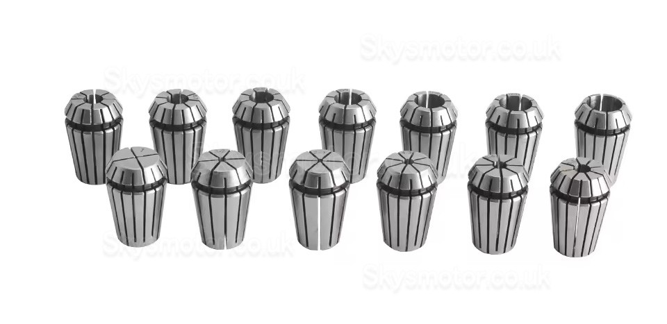 13Pcs ER Collets Set Part for CNC Spindle Motor ER11/ ER16 / ER20 / ER25 / ER32